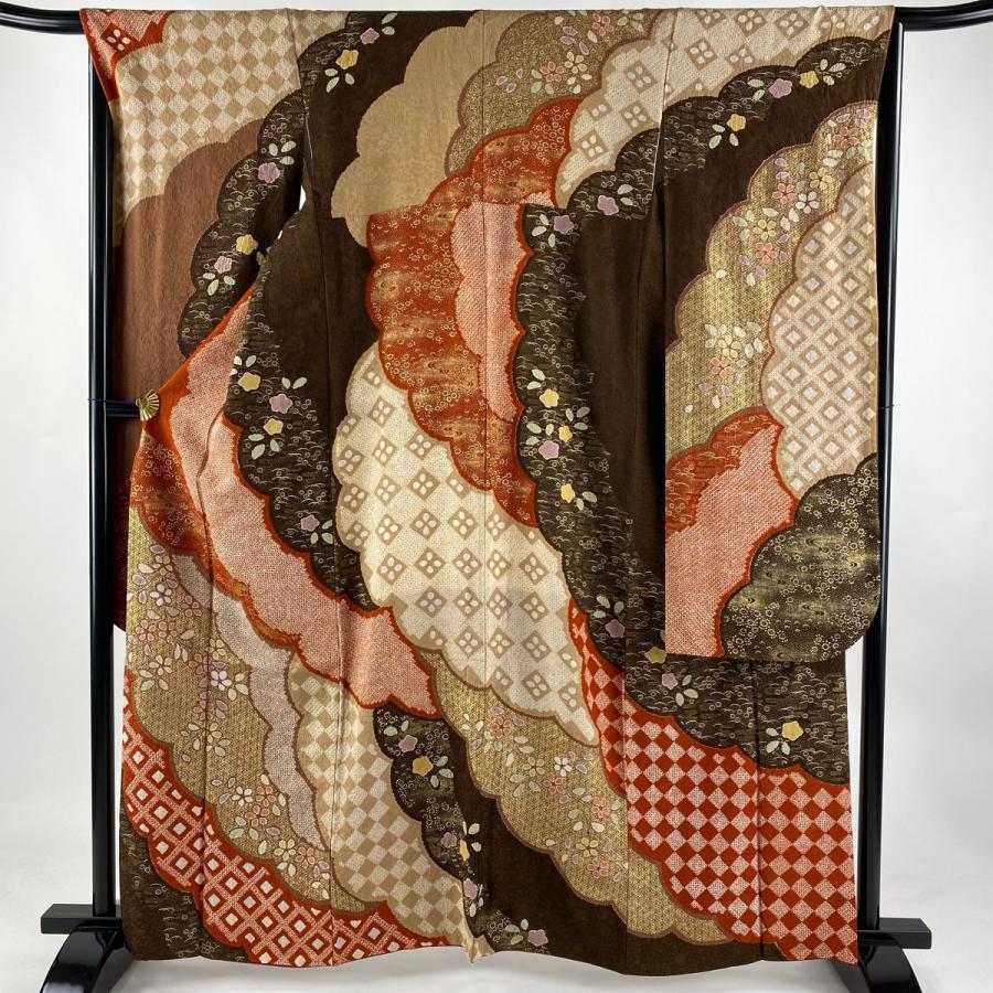 振袖 身丈163cm 裄丈65cm 正絹 名品 【中古】 