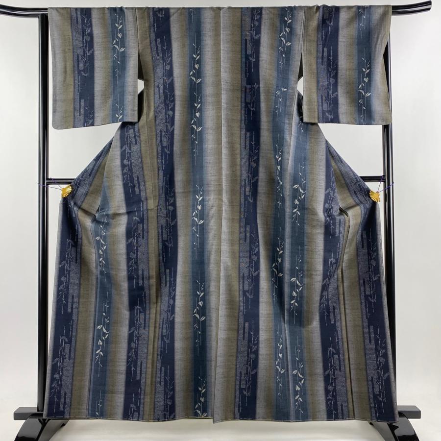 ブランド登録なし 結城紬 身丈162.5cm 裄丈66cm M 袷 はたおり娘  