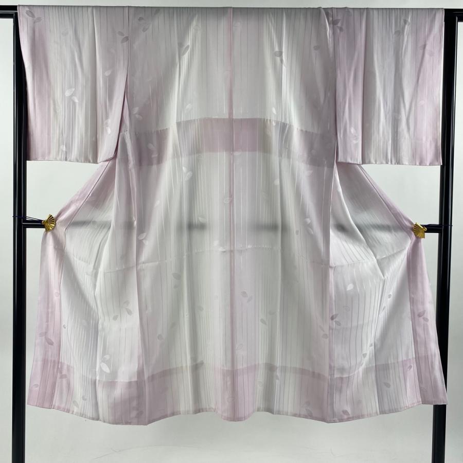 長襦袢 身丈128.5cm 裄丈66.5cm M やまと 地紋 ぼかし 薄ピンク 正絹  