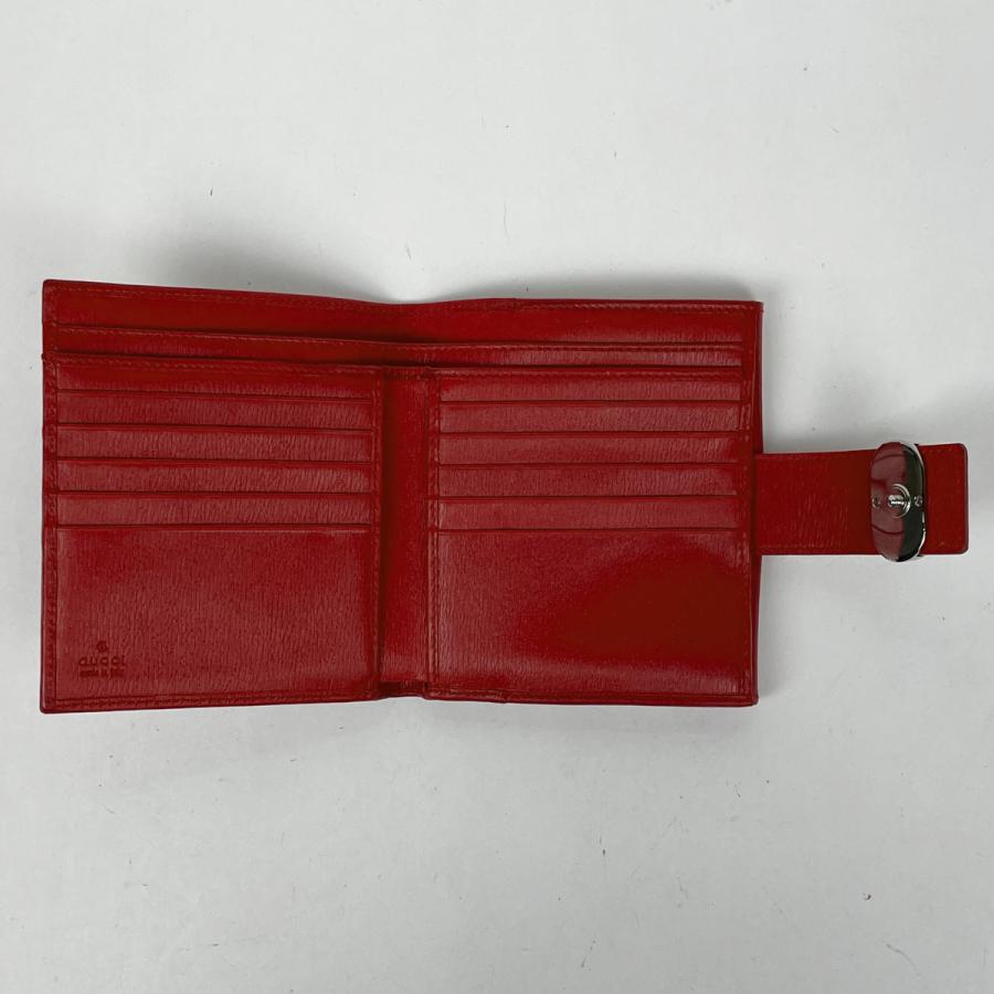 GUCCI グッチ ロゴ 二つ折り ウォレット 札入れ 小銭入れ 二 GUCCI グッチ ロゴ 二つ折り ウォレット 札入れ 小銭入れ 二
