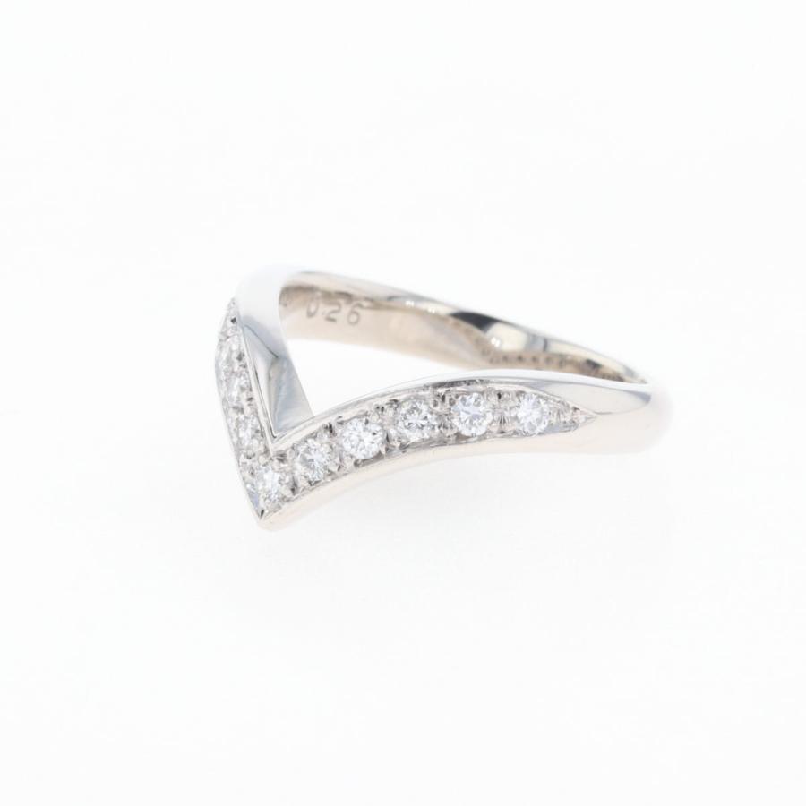 メレダイヤ デザインリング プラチナ 指輪 リング 9号 Pt900