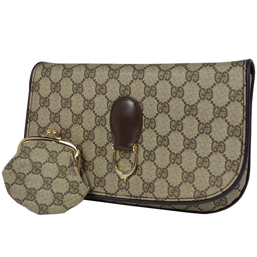GUCCI グッチ GG柄 セカンドバッグ 2WAY ショルダーバッグ クラッチ 