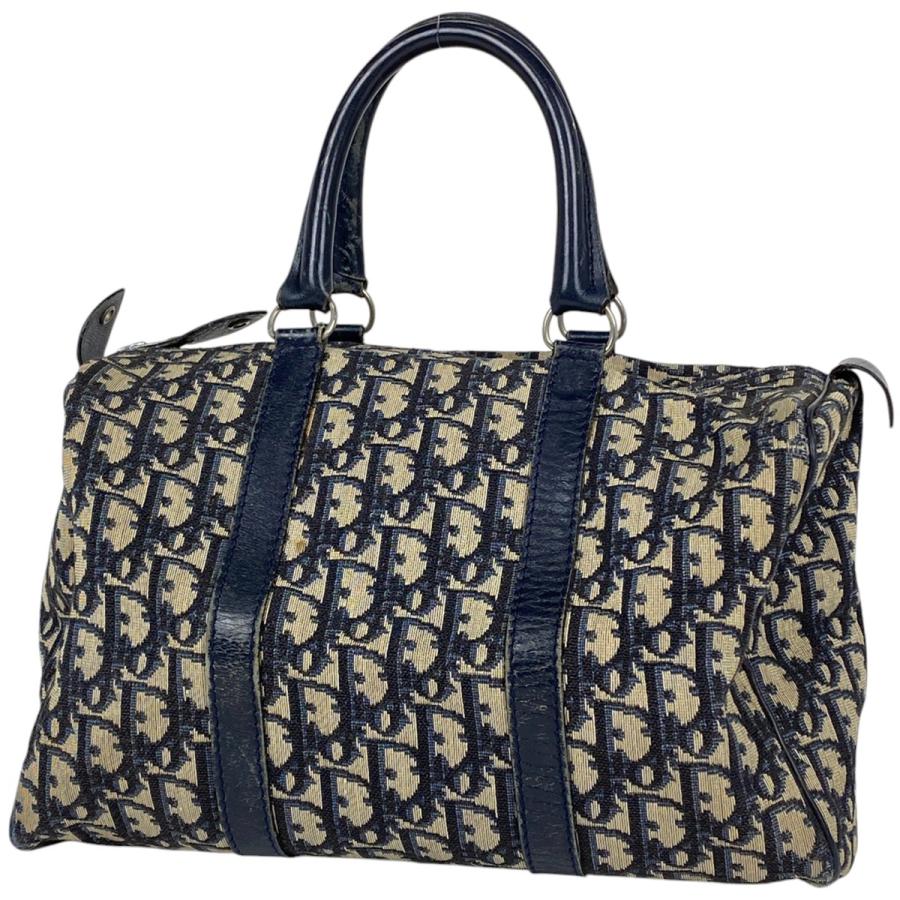 クリスチャンディオール Christian Dior トロッター柄 ハンドバッグ 