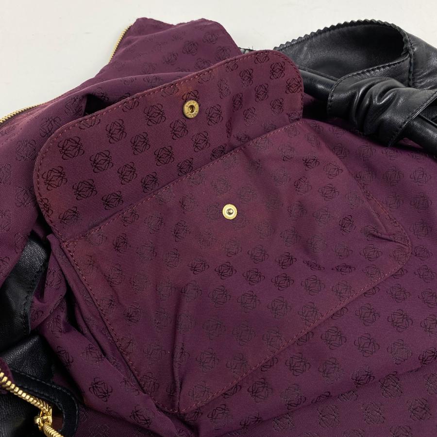 LOEWE ロエベ ナッパアイレ アナグラム ハンドバッグ レザー