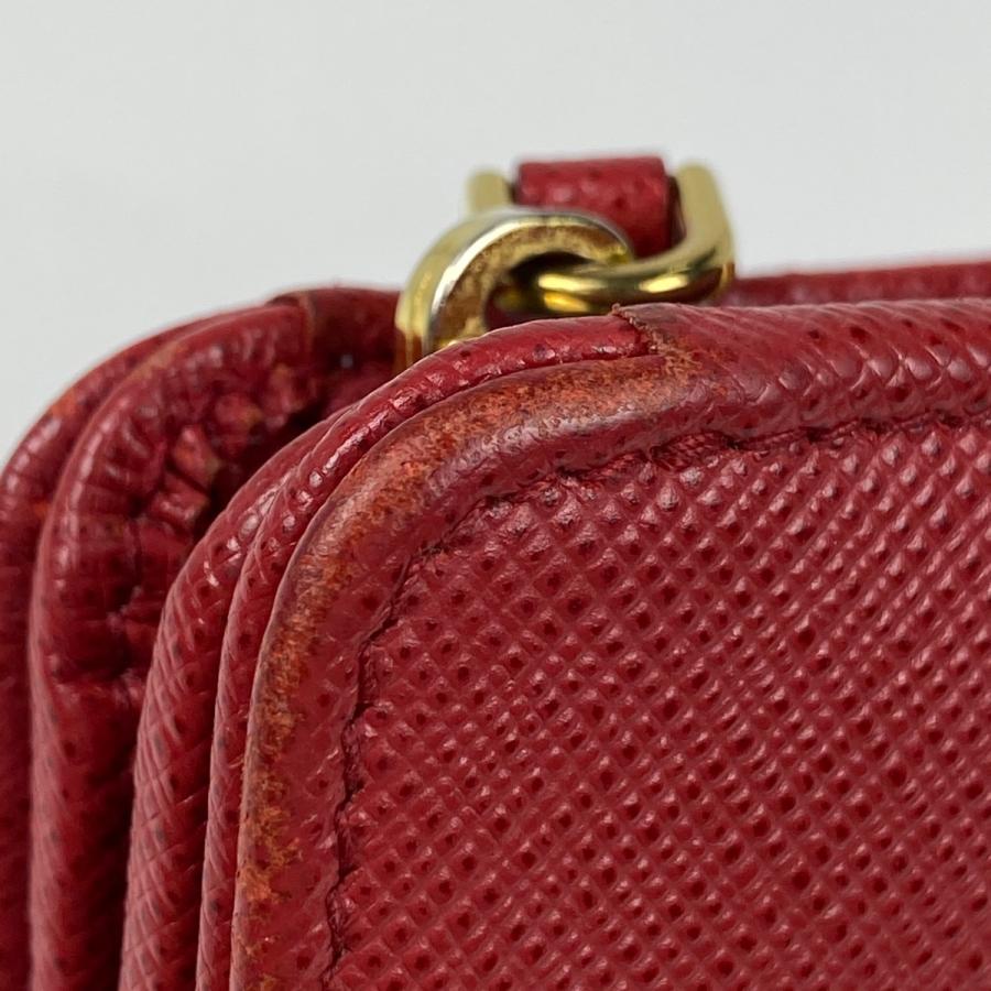 PRADA プラダ ロゴプレート 二つ折り 財布 L字ファスナー 二 PRADA プラダ ロゴプレート 二つ折り 財布 L字ファスナー 二