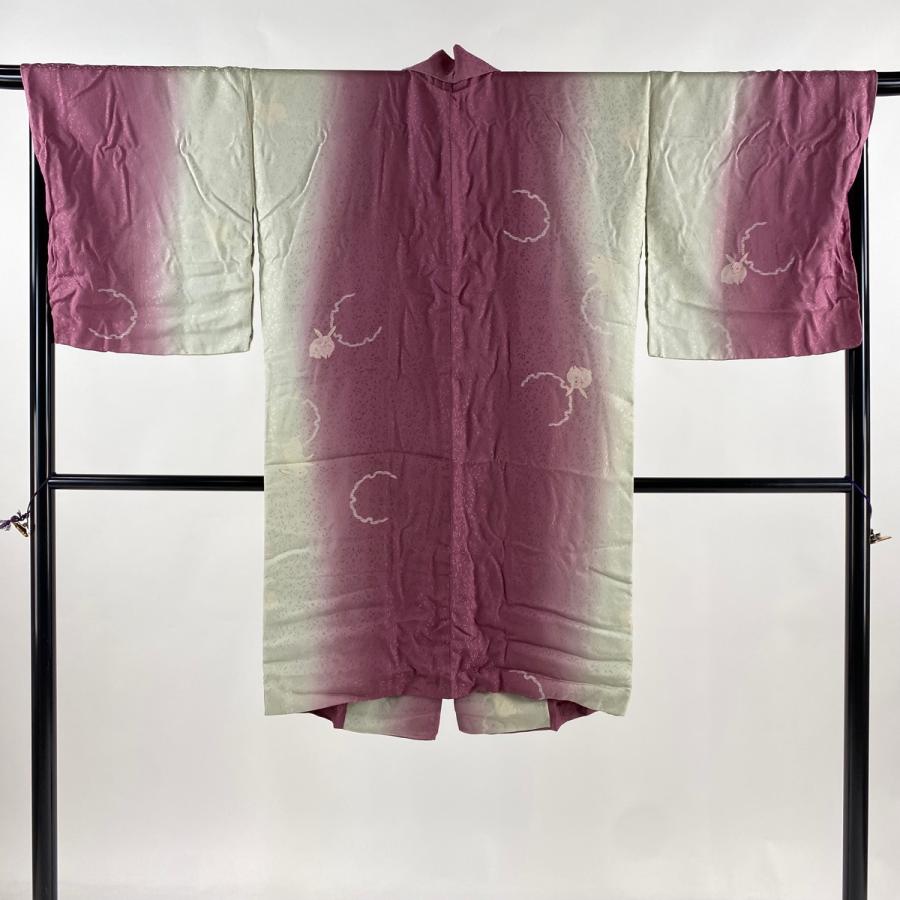 ブランド登録なし 道中着 身丈102cm 裄丈69cm L 和装コート 着物衿  