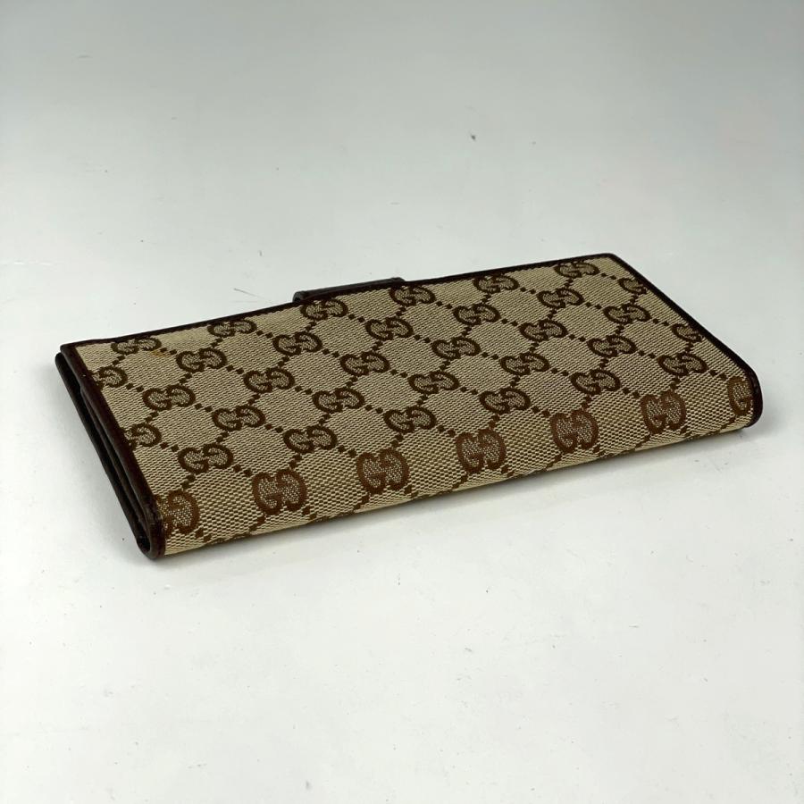 GUCCI グッチ GG柄 二つ折り 長財布 シグネチャー GGキャンバス GUCCI グッチ GG柄 二つ折り 長財布 シグネチャー GGキャンバス
