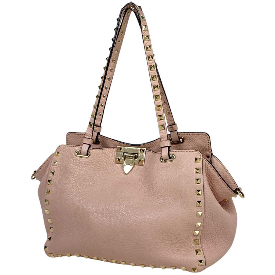 ヴァレンティノ　2way ロックスタッズ　レザーバッグ VALENTINO（ヴァレンティノ） （未使用 展示品）ヴァレンティノ ロック