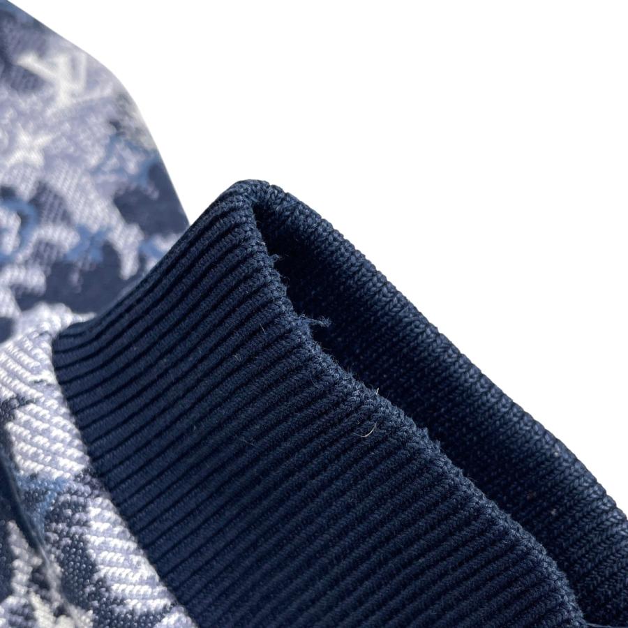 ルイヴィトン モノグラム 総柄 トレーナー ネイビー S スウェット ルイヴィトン モノグラム 総柄 トレーナー ネイビー S