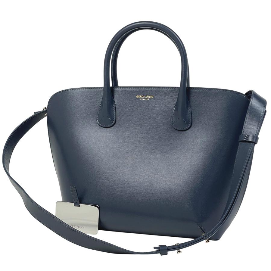 GIORGIO ARMANI ジョルジオアルマーニ ロゴ ハンドバッグ 2WAY