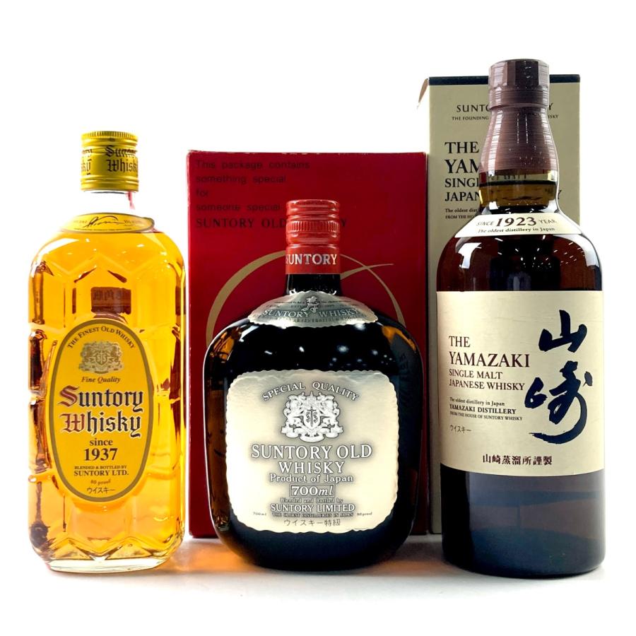 サントリー ウイスキー 角瓶 特級 三本セット 古酒 【公式通販】