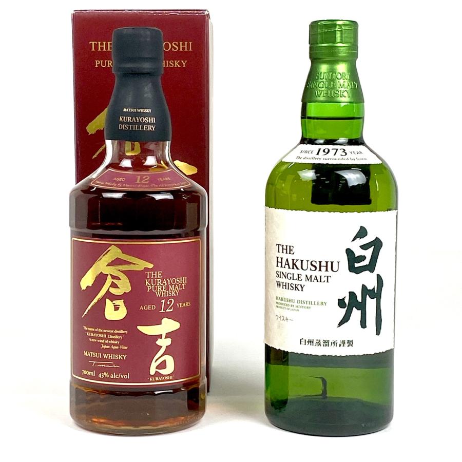 白州シングルモルトウイスキーノンエイジ×2本 12年×2本 セット