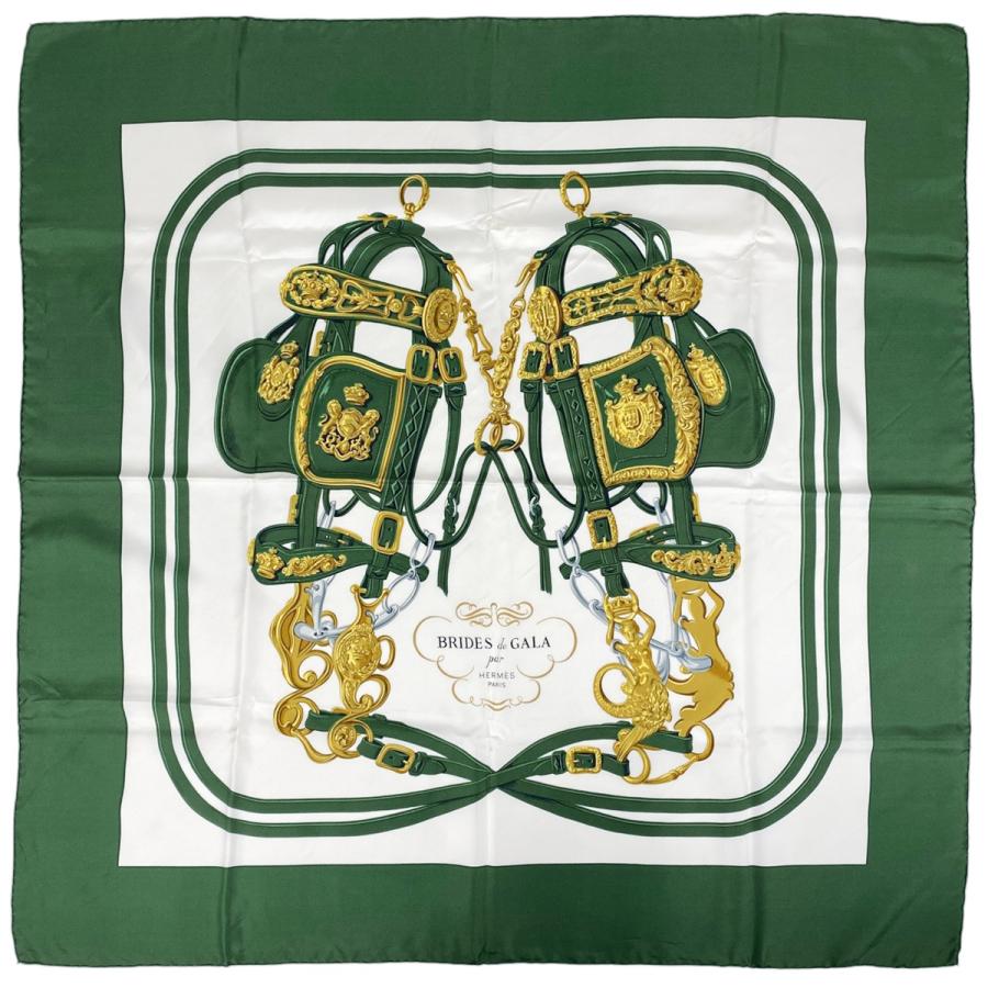 エルメスカレ90 馬具柄 式典用馬勒新品未使用