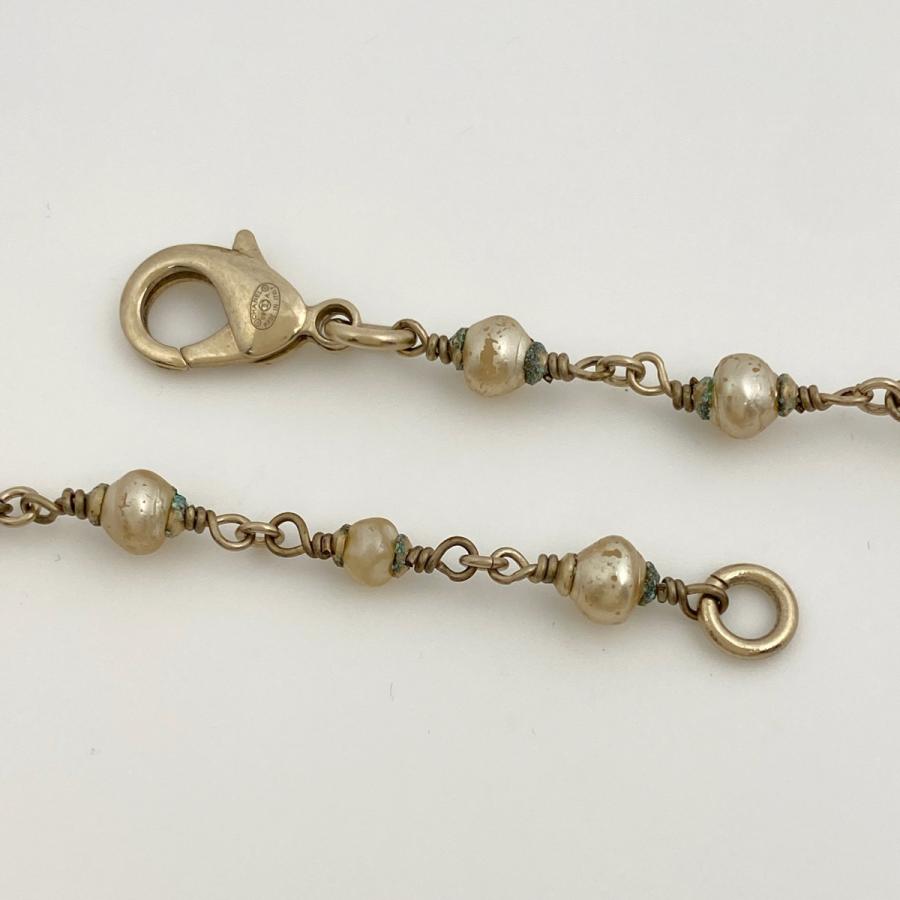 CHANEL シャネル ココマーク フェイクパール ネックレス ロング GP