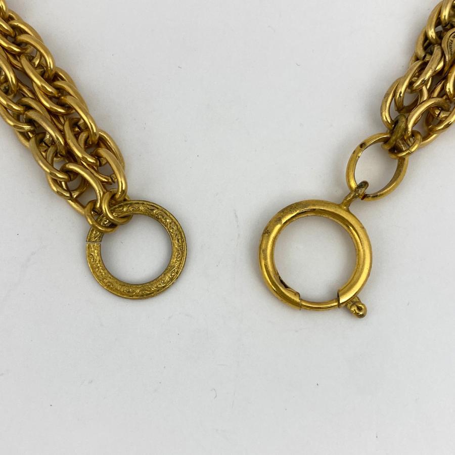 極美品　シャネル　CCロゴ　チョーカー　ココマーク　ネックレス CHANEL シャネル ネックレス チョーカー ココマーク キューブ