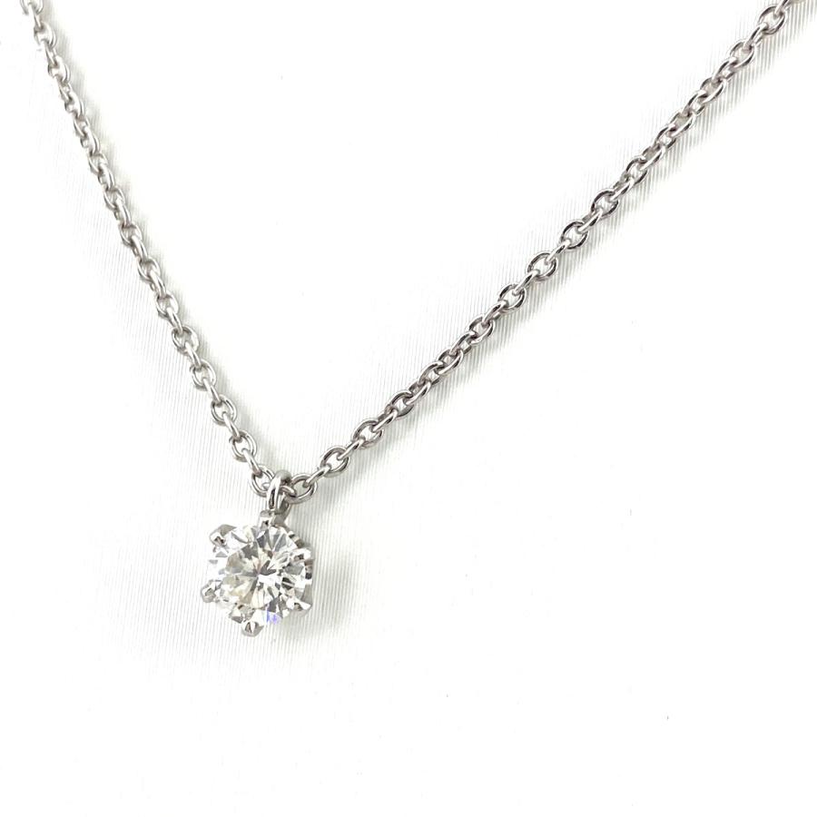 ダイヤモンド デザインネックレス プラチナ ペンダント ネックレス  