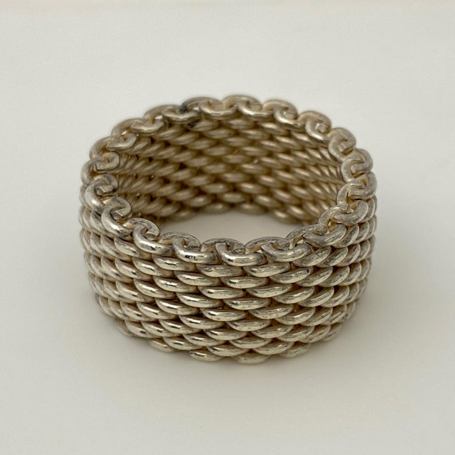 TIFFANY&Co. ティファニー サマセット メッシュ リング 指輪
