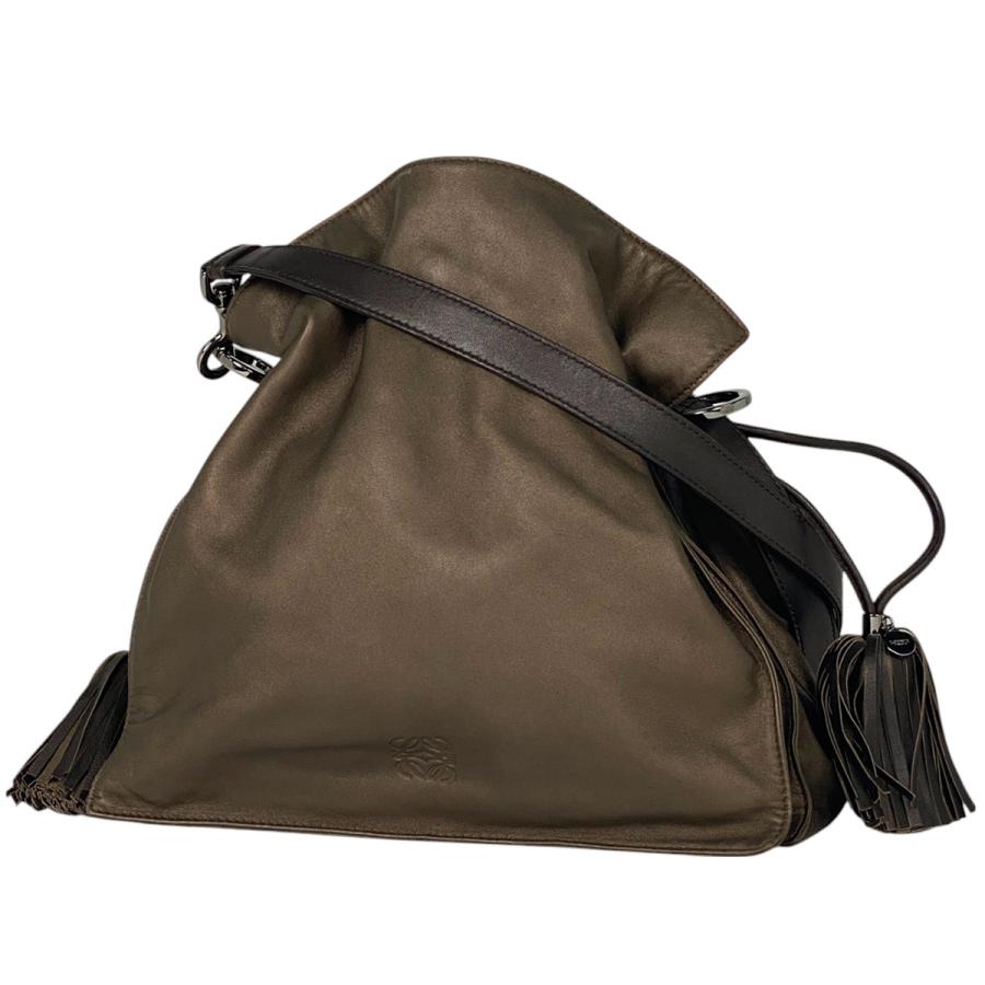 ロエベ LOEWE レザー ショルダーバッグ 肩掛け ブラウン 【公式通販】