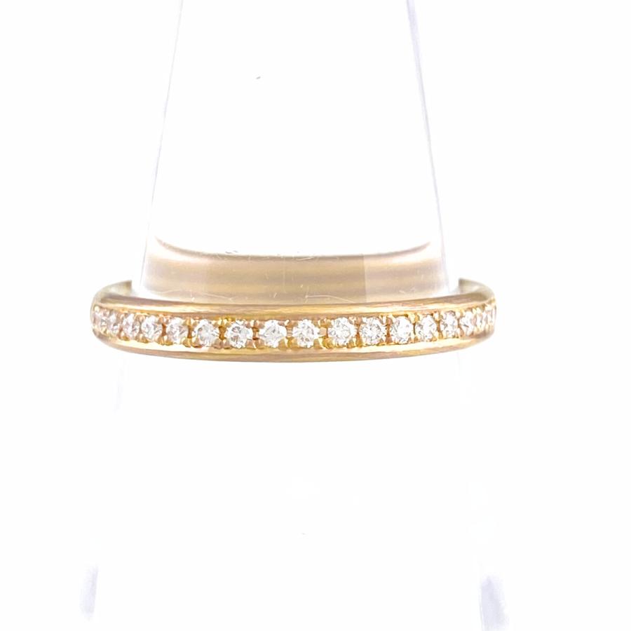 NIWAKA 俄 メレダイヤ デザインリング YG イエローゴールド 指輪  