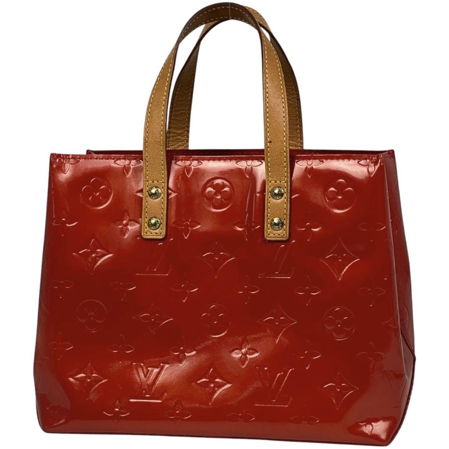 ルイヴィトン ヴェルニ ハンドバッグ リードPMレッド系エナメル