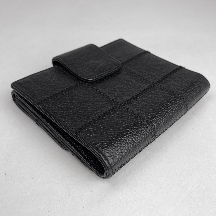 CHANEL シャネル チョコバー 二つ折り財布 ロゴ ココマーク