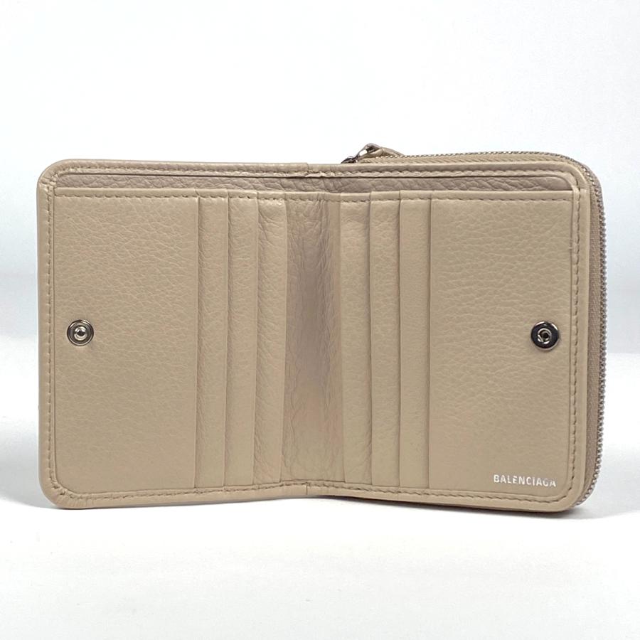 BALENCIAGA バレンシアガ エブリデイ 二つ折り財布 ラウンド
