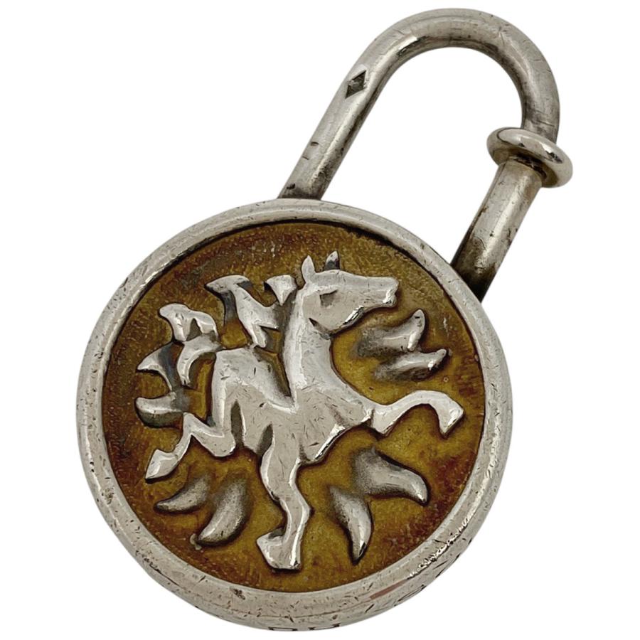 HERMES エルメス ペガサス バッグチャーム 1994 ラウンド カデナ