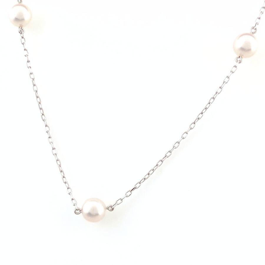 Mikimoto 18kパールネックレス