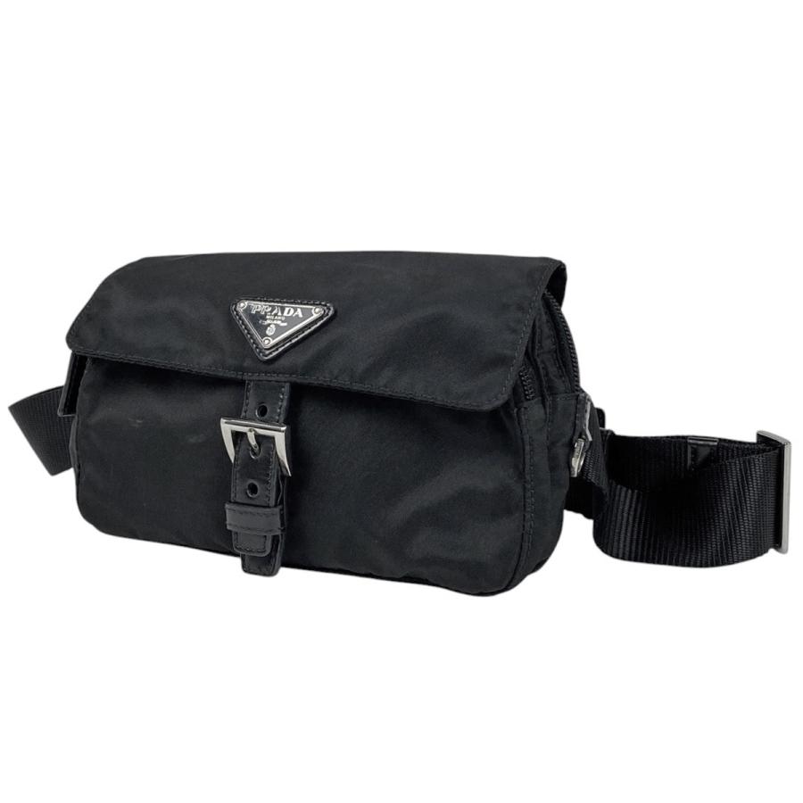 PRADA（プラダ） ロゴプレート ウエストバッグ ウエストポーチ ボディ