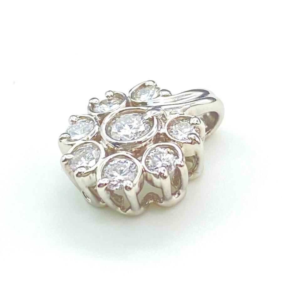 メレダイヤ ペンダントトップ プラチナ Pt900 ダイヤモンド 中古