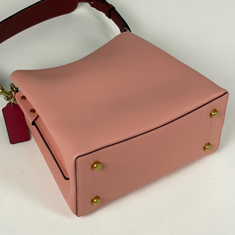 COACH（コーチ） ウィロウ バケット バッグ カラーブロック 2WAY 