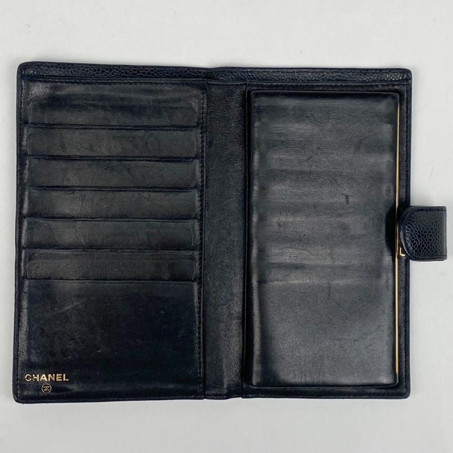 CHANEL シャネル ココマーク 二つ折り長財布 がま口 長財布 CHANEL シャネル ココマーク 二つ折り長財布 がま口 長財布