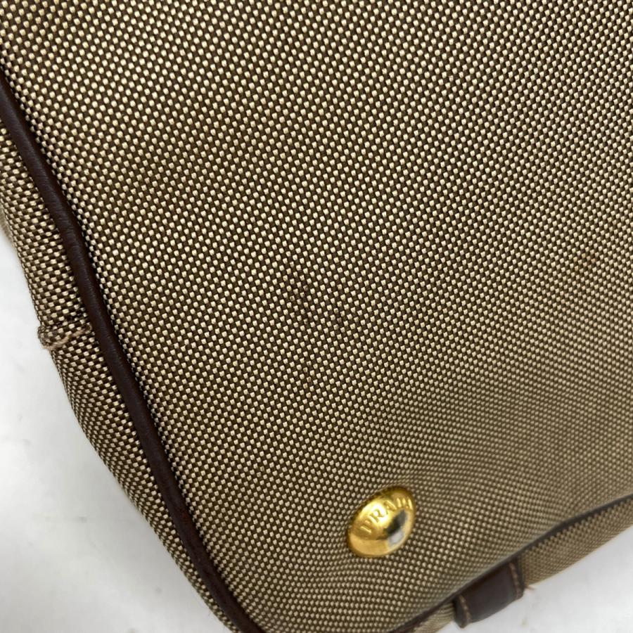 PRADA プラダ ロゴ ジャガード トートバッグ 2WAY ショルダー PRADA プラダ ロゴ ジャガード トートバッグ 2WAY ショルダー