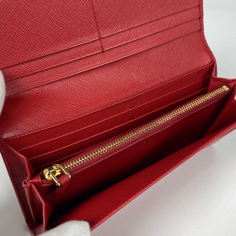 PRADA プラダ ロゴ 二つ折り 長財布 札入れ 小銭入れ レザー PRADA プラダ ロゴ 二つ折り 長財布 札入れ 小銭入れ レザー