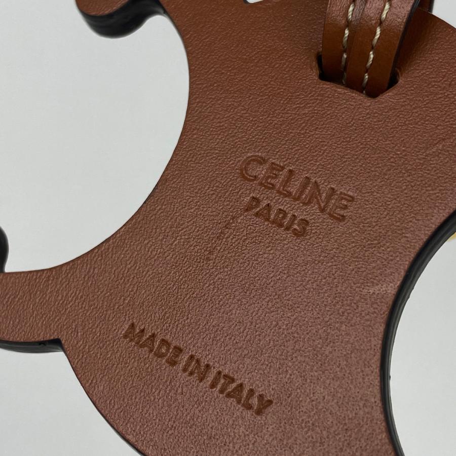 CELINE セリーヌ トリオンフ チャーム ロゴ キーリング CELINE セリーヌ トリオンフ チャーム ロゴ キーリング