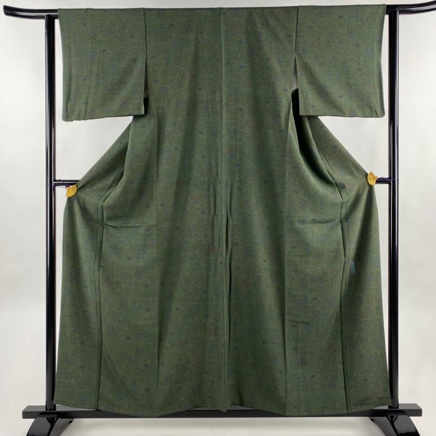 江戸小紋 身丈158.5cm 裄丈61cm S 袷 人間国宝 中村勇二郎 菩薩 唐草  