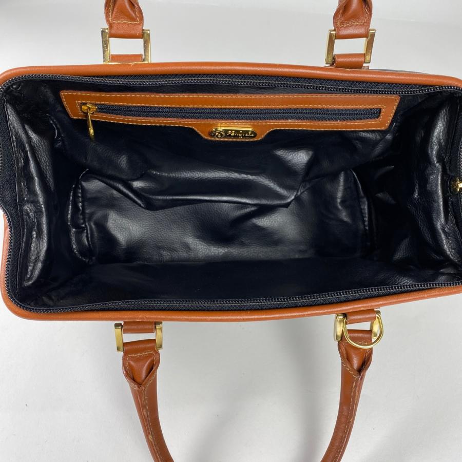 FENDI（フェンディ） ペカン柄 ハンドバッグ ミニボストン 