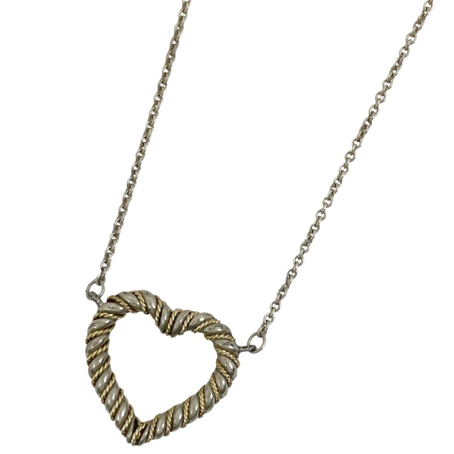 TIFFANY&Co.（ティファニー） オープンハート ネックレス ツイスト