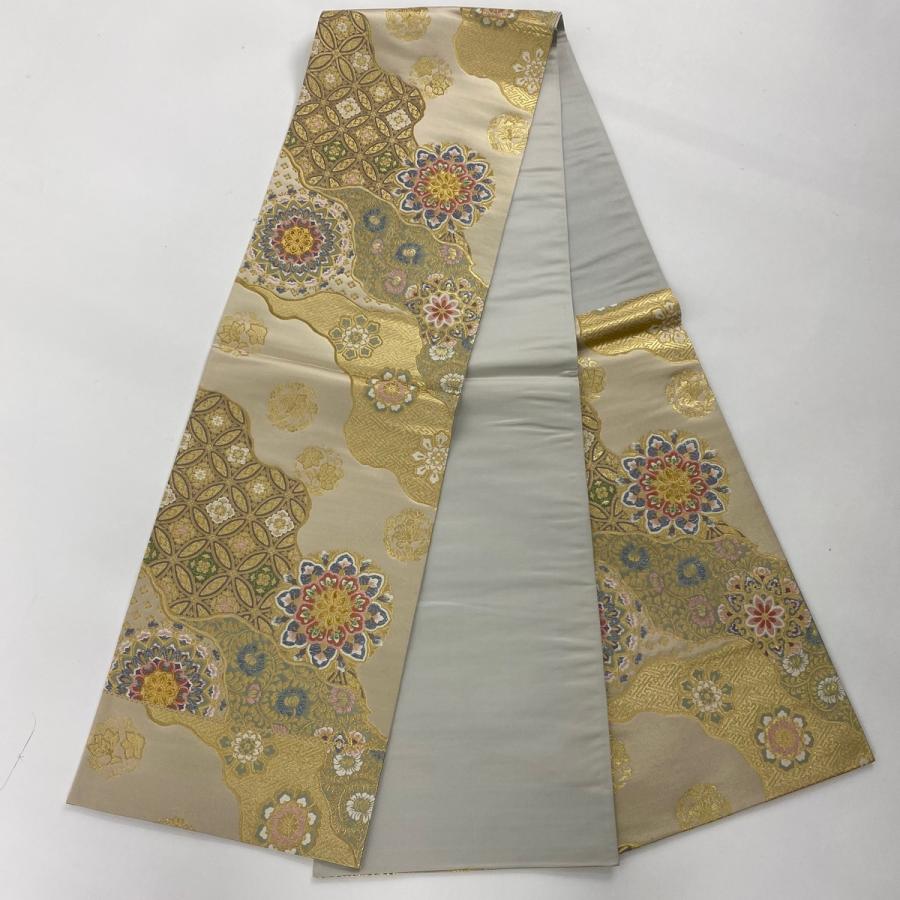 振袖 身丈172cm 裄丈69.5cm L 袷 袋帯フルセット 手鞠 草花 金糸 振袖 身丈172cm 裄丈69.5cm L 袷 袋帯フルセット 手鞠 草花 金糸