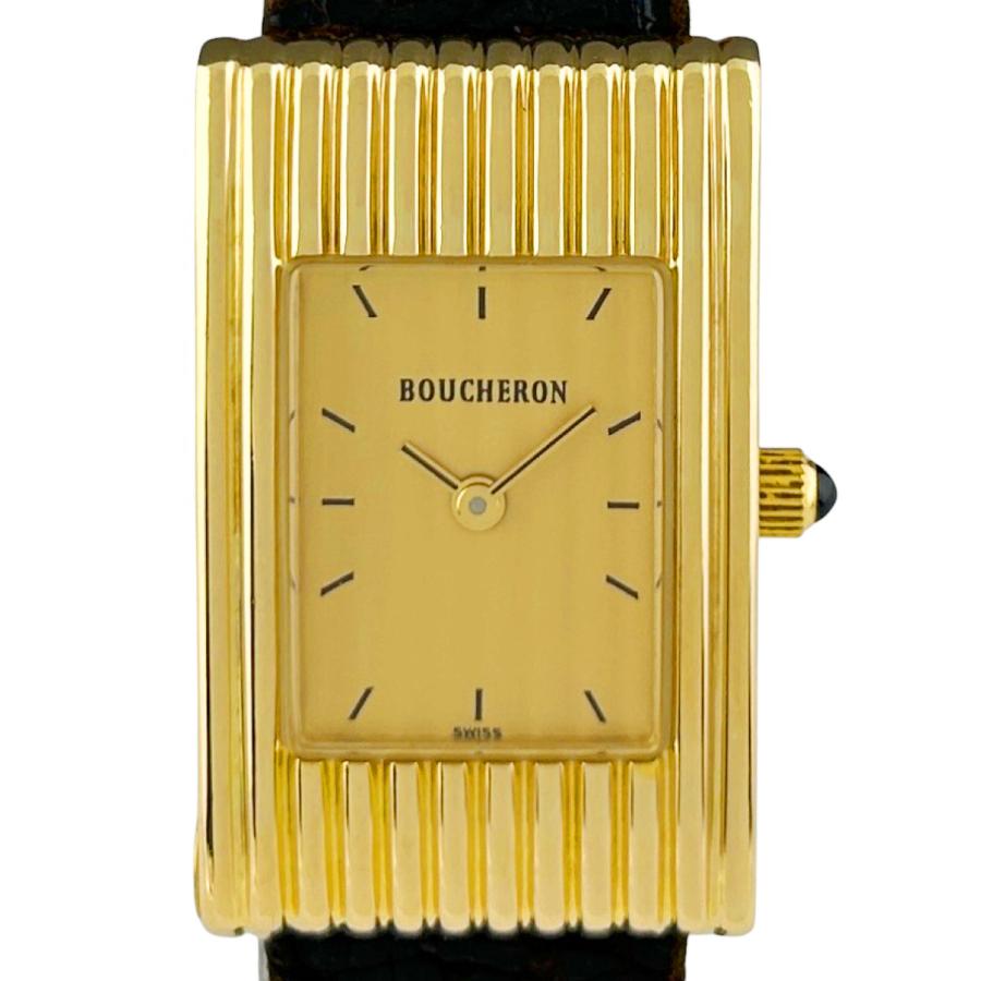 BOUCHERON ブシュロン Boucheron リフレ 腕時計 YG レザー BOUCHERON ブシュロン Boucheron リフレ 腕時計 YG レザー