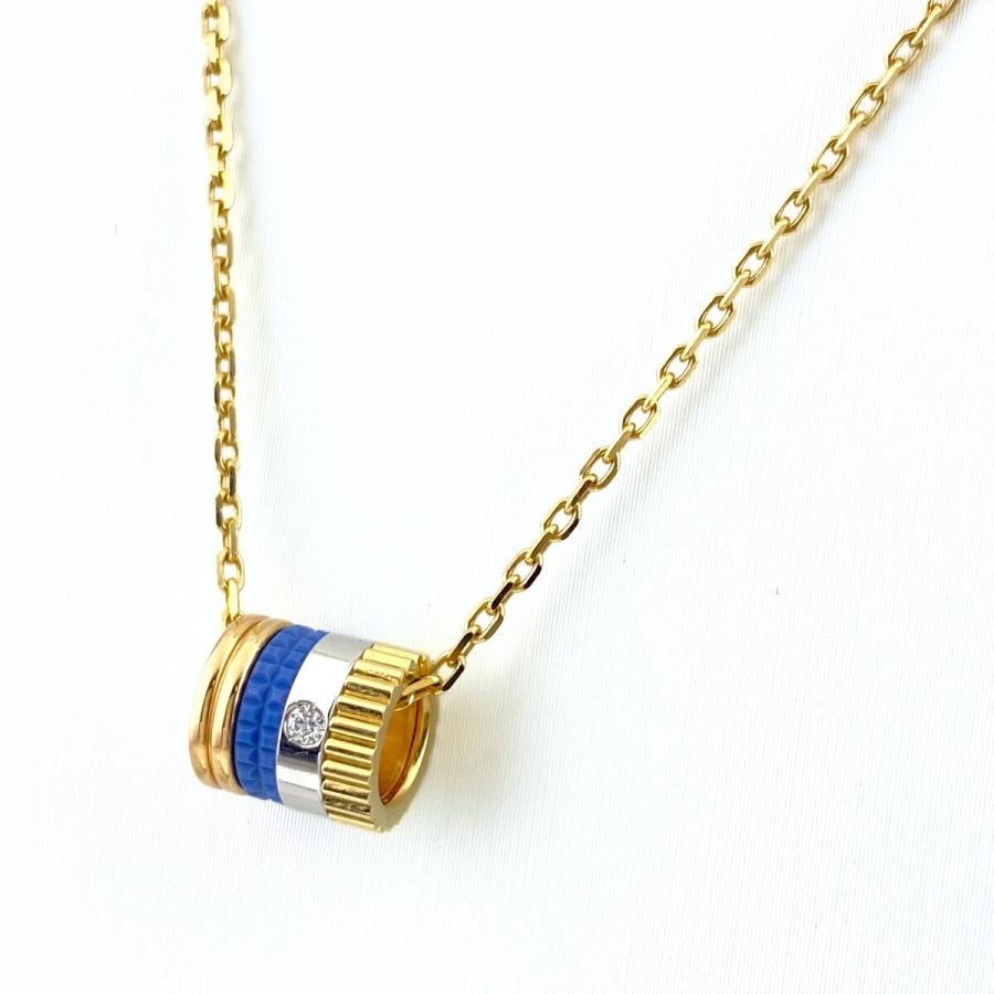 BOUCHERON（ブシュロン） キャトルブルー ネックレス YG イエロー