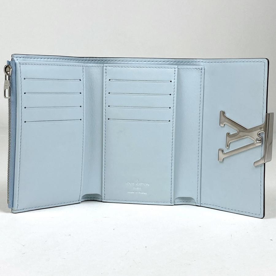 LOUIS VUITTON ルイ ヴィトン ポルトフォイユ カプシーヌ コンパクト 3つ折財布 三つ折り財布 トリヨンレザー ノワール ホットピンク M62157 LOUIS VUITTON ルイ ヴィトン ポルトフォイユ カプシーヌ コンパクト 3