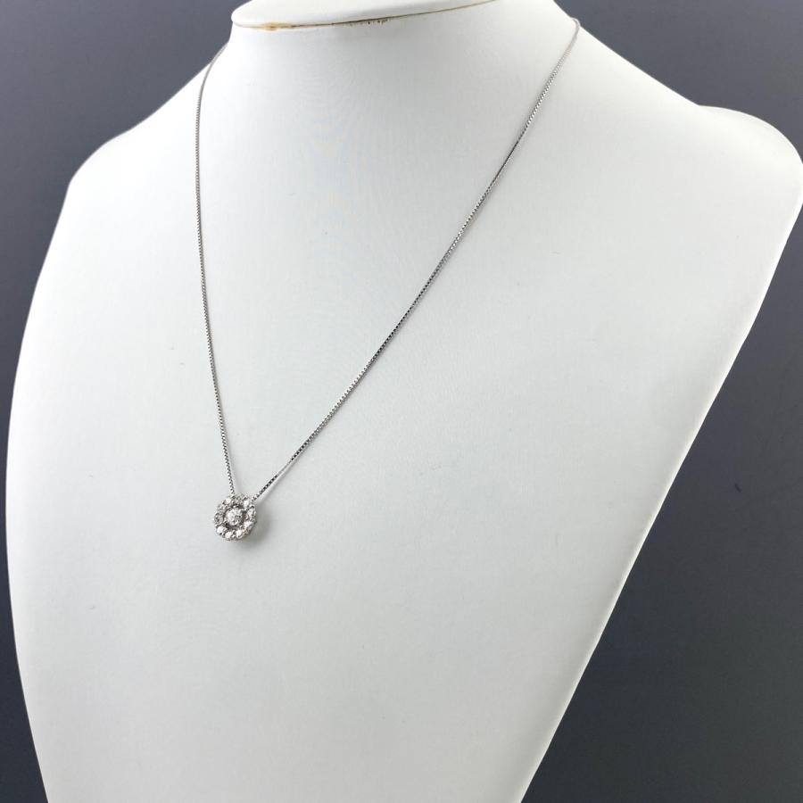 1‚00ctメレダイヤ デザインネックレス Pt850 メレダイヤ デザインネックレス プラチナ ペンダント ネックレス