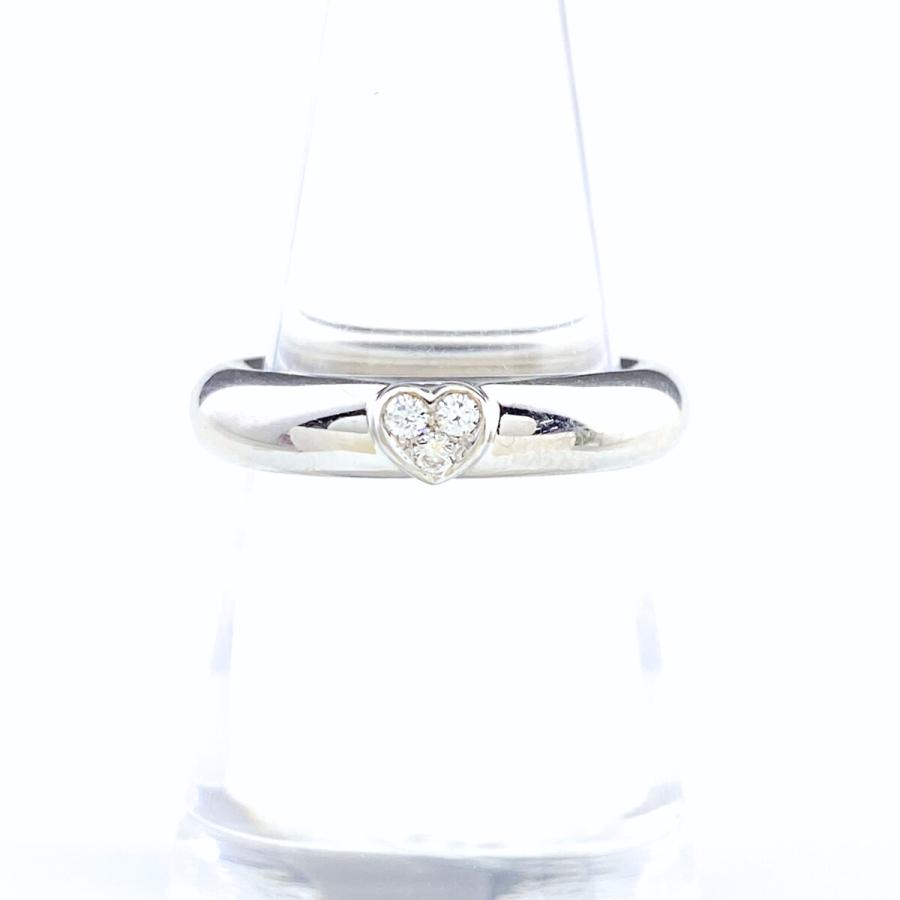 TIFFANY&Co. ティファニー ハートモチーフ リング 指輪 メレダイヤ  