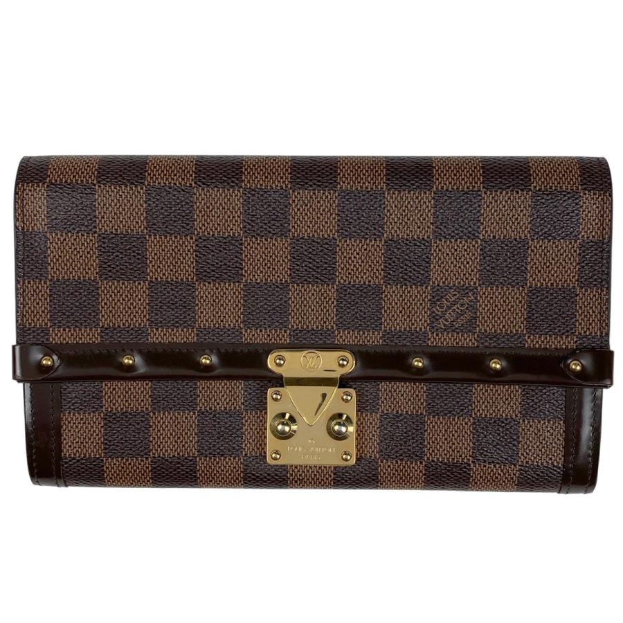 美品 ルイ ヴィトン ダミエ ポルトフォイユ システィナ 折長財布 楽天市場】【財布】LOUIS VUITTON ルイ ヴィトン ダミエ