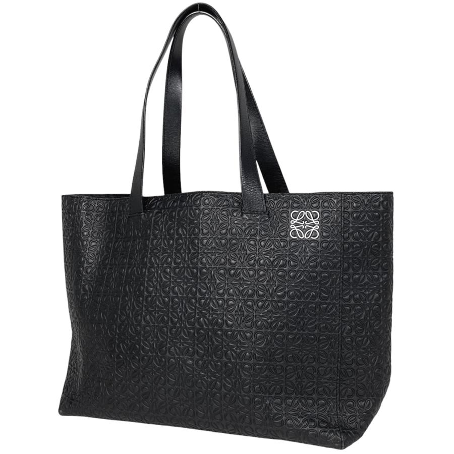 LOEWE ロエベ アナグラム トートバッグ レザー レディース 中古（美品  