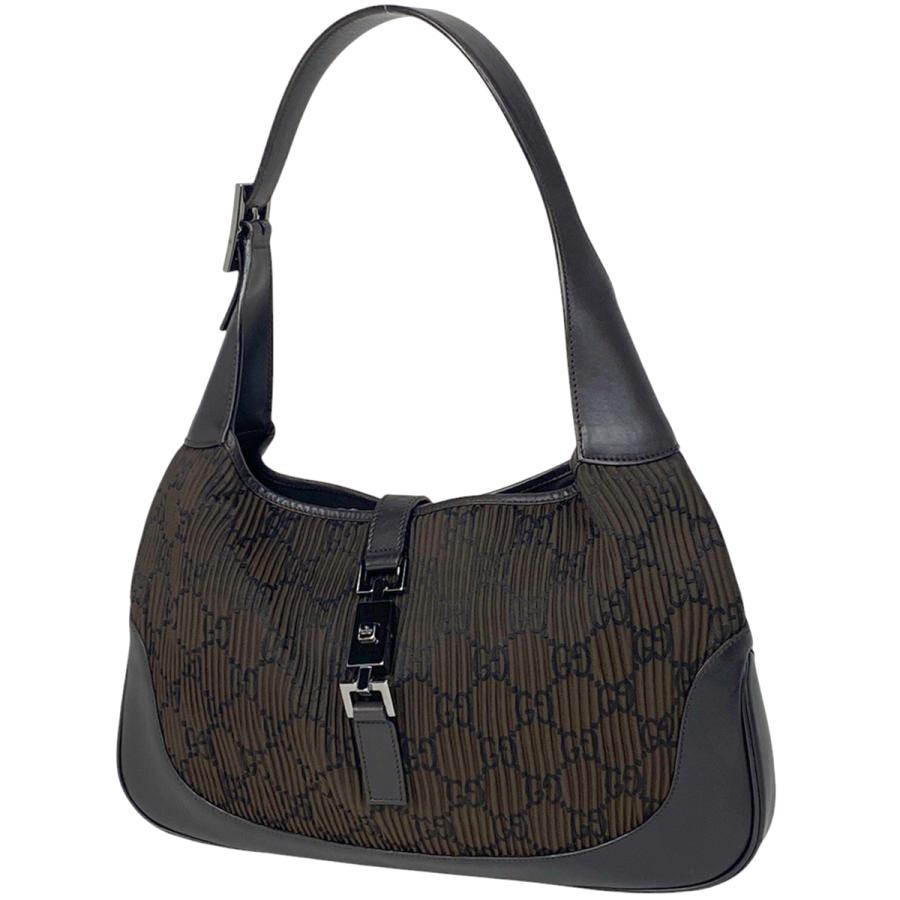 GUCCI グッチジャッキーラインGG柄セミショルダーバッグ