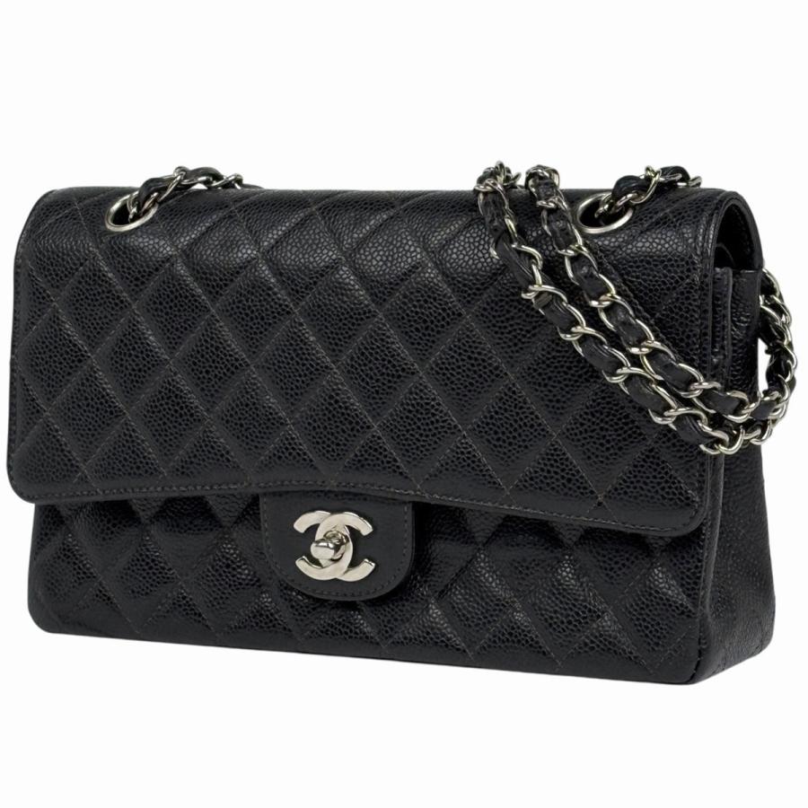 シャネル マトラッセ ココマーク フラップ チェーン ショルダー バッグ CHANEL（シャネル） マトラッセ Wフラップ チェーン ショルダーバッグ