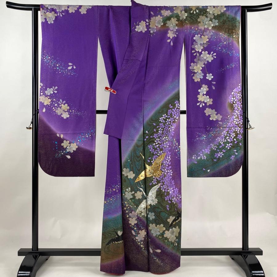 厳選◆美品◆振袖◆日本の総手絞り◆正絹◆ガード加工◆裄67.5丈163.5 厳選◇美品◇振袖◇日本の総手絞り◇正絹◇ガード加工◇裄67.5丈