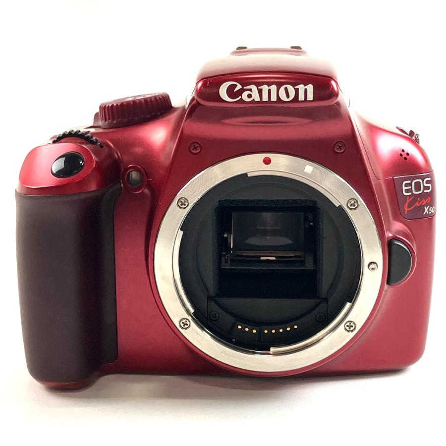 キヤノン Canon EOS Kiss X50 ボディ レッド デジタル 一眼レフ